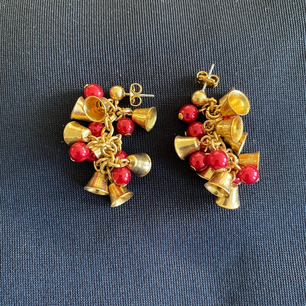 Christmas bell fashion earrings